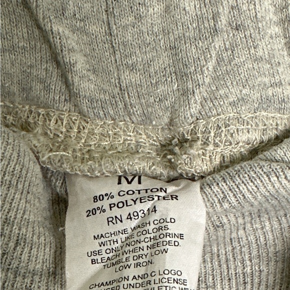 Penn‎ State Cut Off Sweats by Champion Gray Medium Shorts Excellent Unisex - Picture 6 of 7